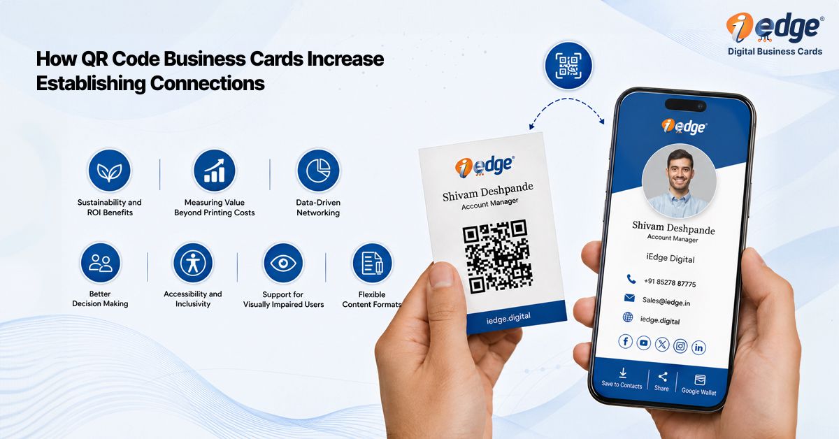 How QR Code Business Cards Increase Establishing Connections