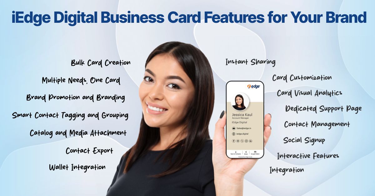 iEdge Realtor Business Card Helps in Agent Onboarding in Real Estate